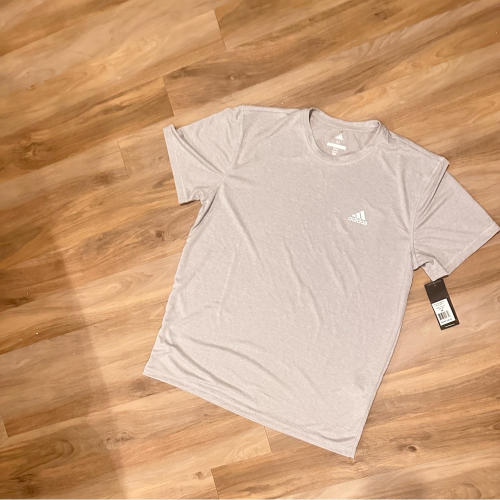 Adidas Gray Golf Short Sleeve Tee